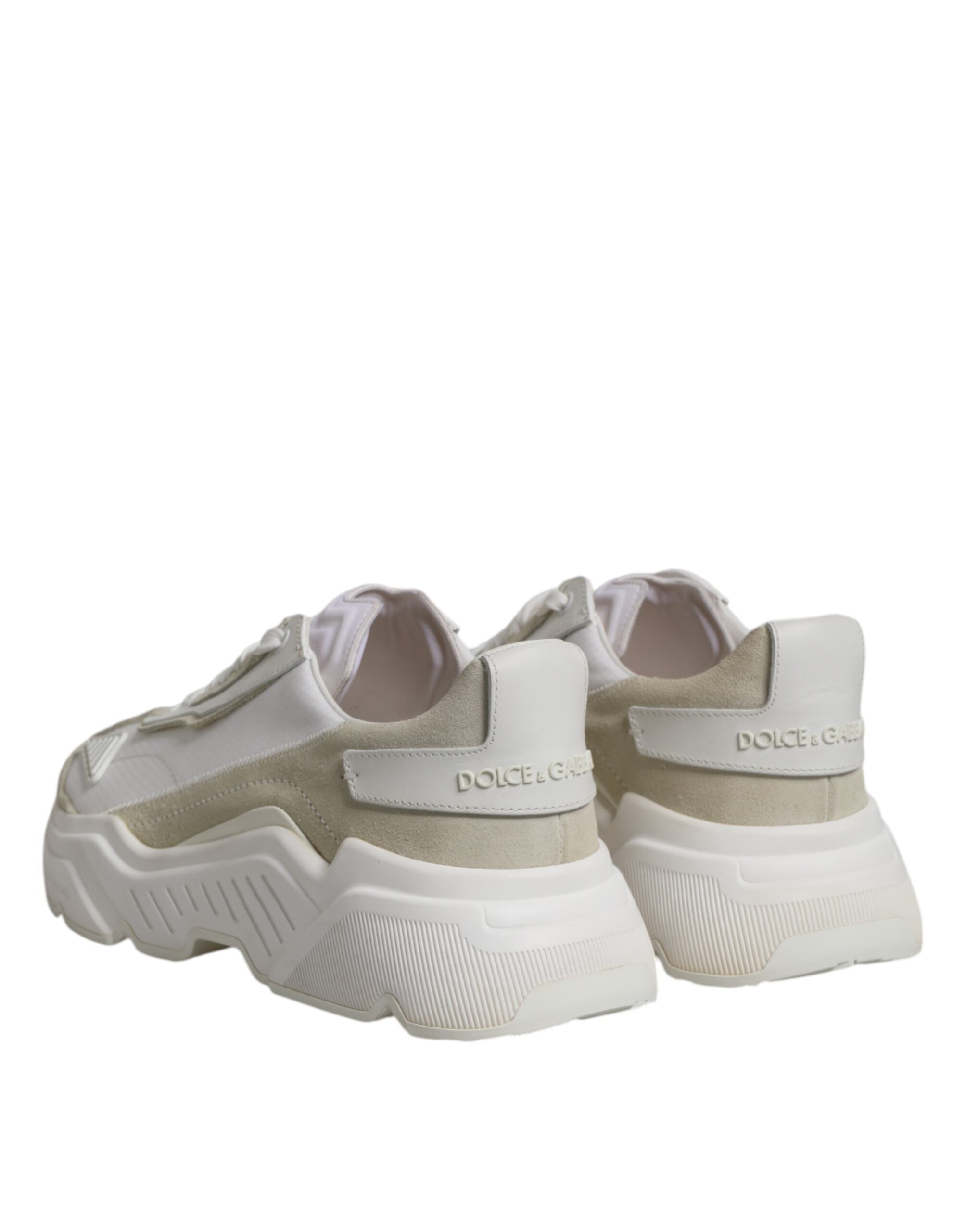 Dolce & Gabbana White Low Top Daymaster Men Sneakers  Shoes -   -  Dolce & Gabbana.