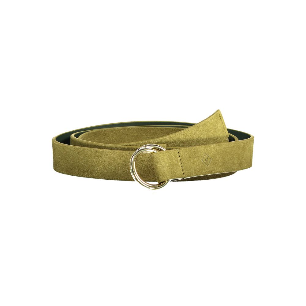 Gant Green Leather Belt -   -  Gant.
