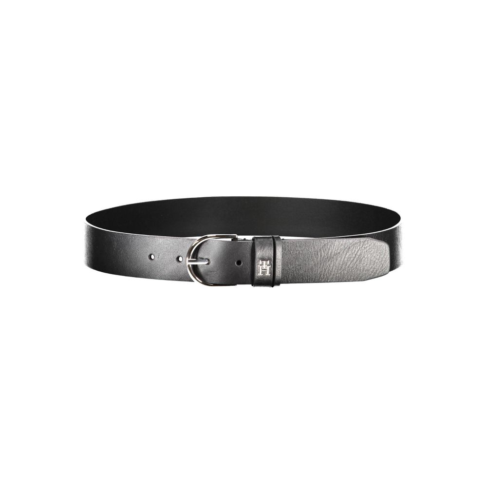 Tommy Hilfiger Black Leather Women Belt -   -  Tommy Hilfiger.