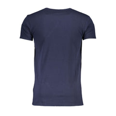 Cavalli Class Blue Cotton T-Shirt -   -  Cavalli Class.