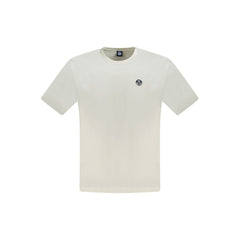 North Sails White Cotton Men T-Shirt -   -  North Sails.