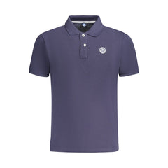 North Sails Blue Cotton Men Polo Shirt -   -  North Sails.