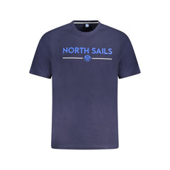 North Sails Blue Cotton Men T-Shirt -   -  North Sails.