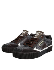 Dolce & Gabbana Multicolor Leather Low Top Sneakers Shoes -   -  Dolce & Gabbana.