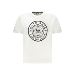 North Sails White Cotton Men T-Shirt -   -  North Sails.