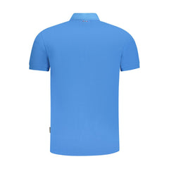 Napapijri Blue Cotton Men Polo Shirt -   -  Napapijri.
