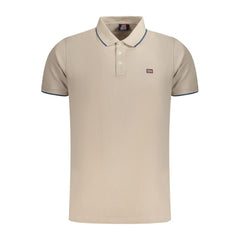 Norway 1963 Beige Cotton Men Polo Shirt -   -  Norway 1963.