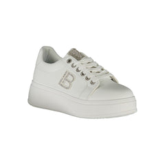 Laura Biagiotti White Polyester Women Sneaker -   -  Laura Biagiotti.