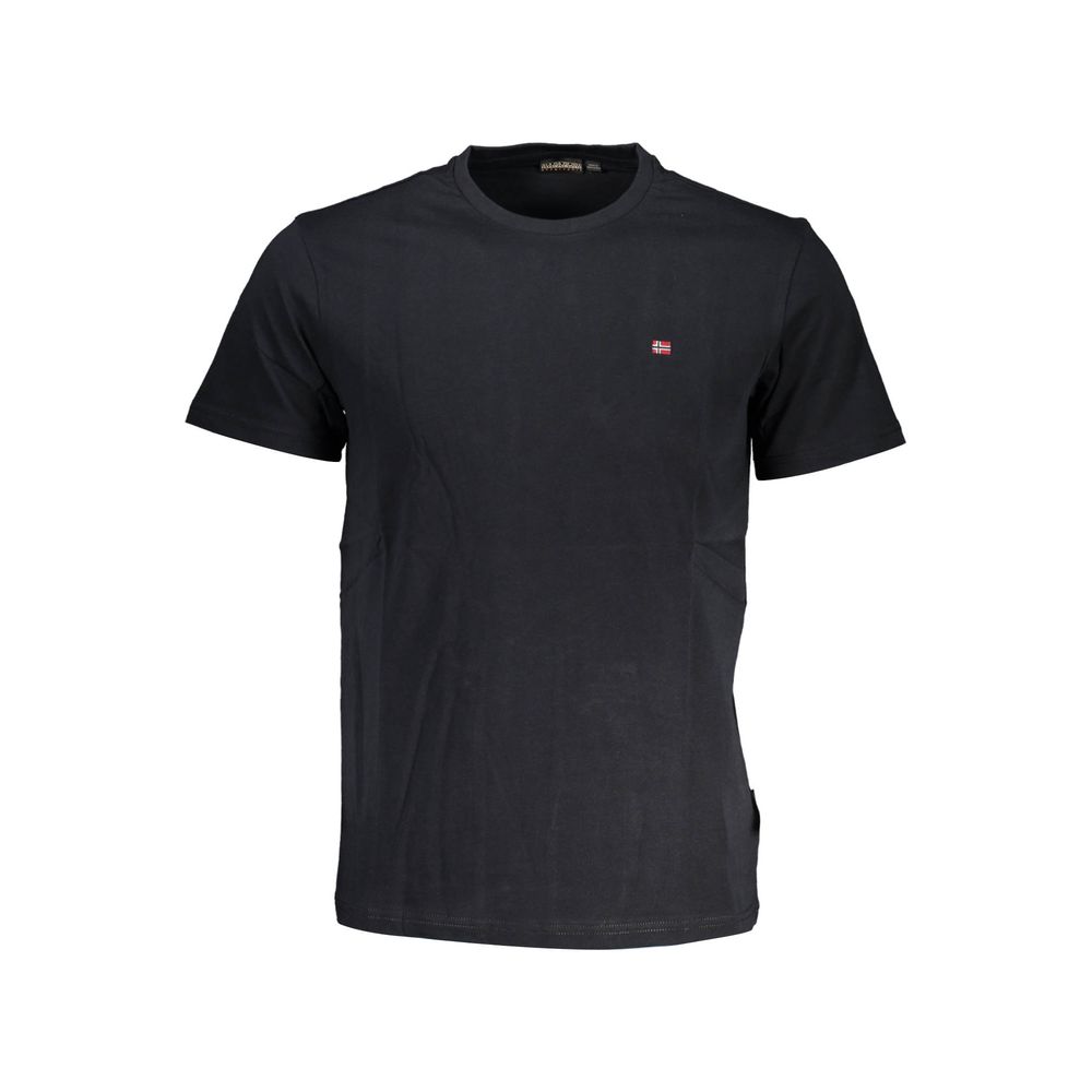 Napapijri Black Cotton Men T-Shirt -   -  Napapijri.