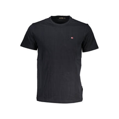 Napapijri Black Cotton Men T-Shirt -   -  Napapijri.