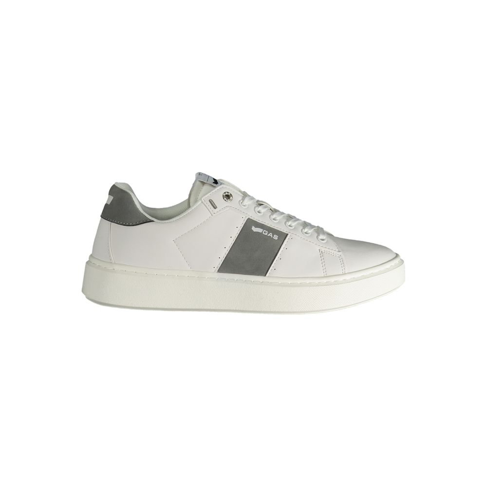 Gas White Polyester Men Sneaker -   -  Gas.