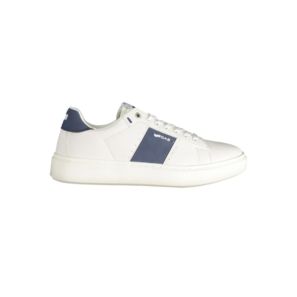 Gas White Polyester Men Sneaker -   -  Gas.