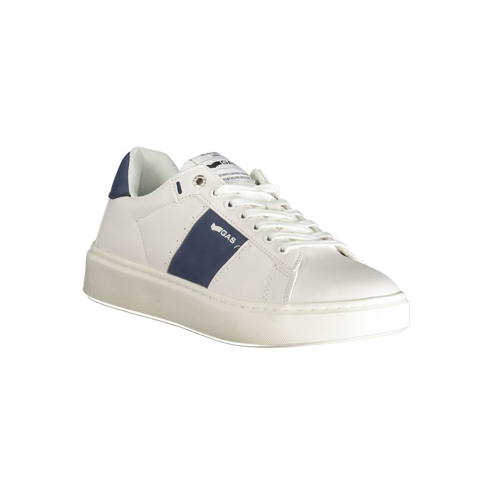Gas White Polyester Men Sneaker -   -  Gas.
