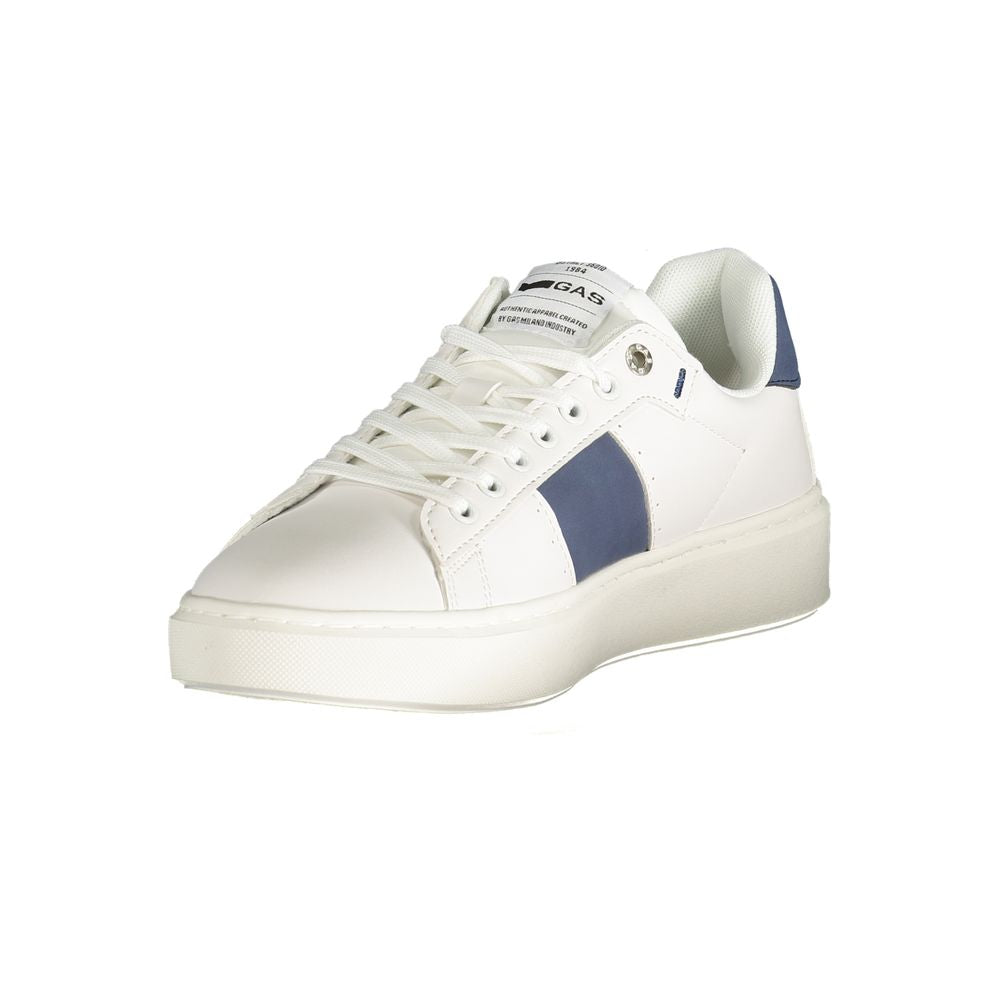 Gas White Polyester Men Sneaker -   -  Gas.