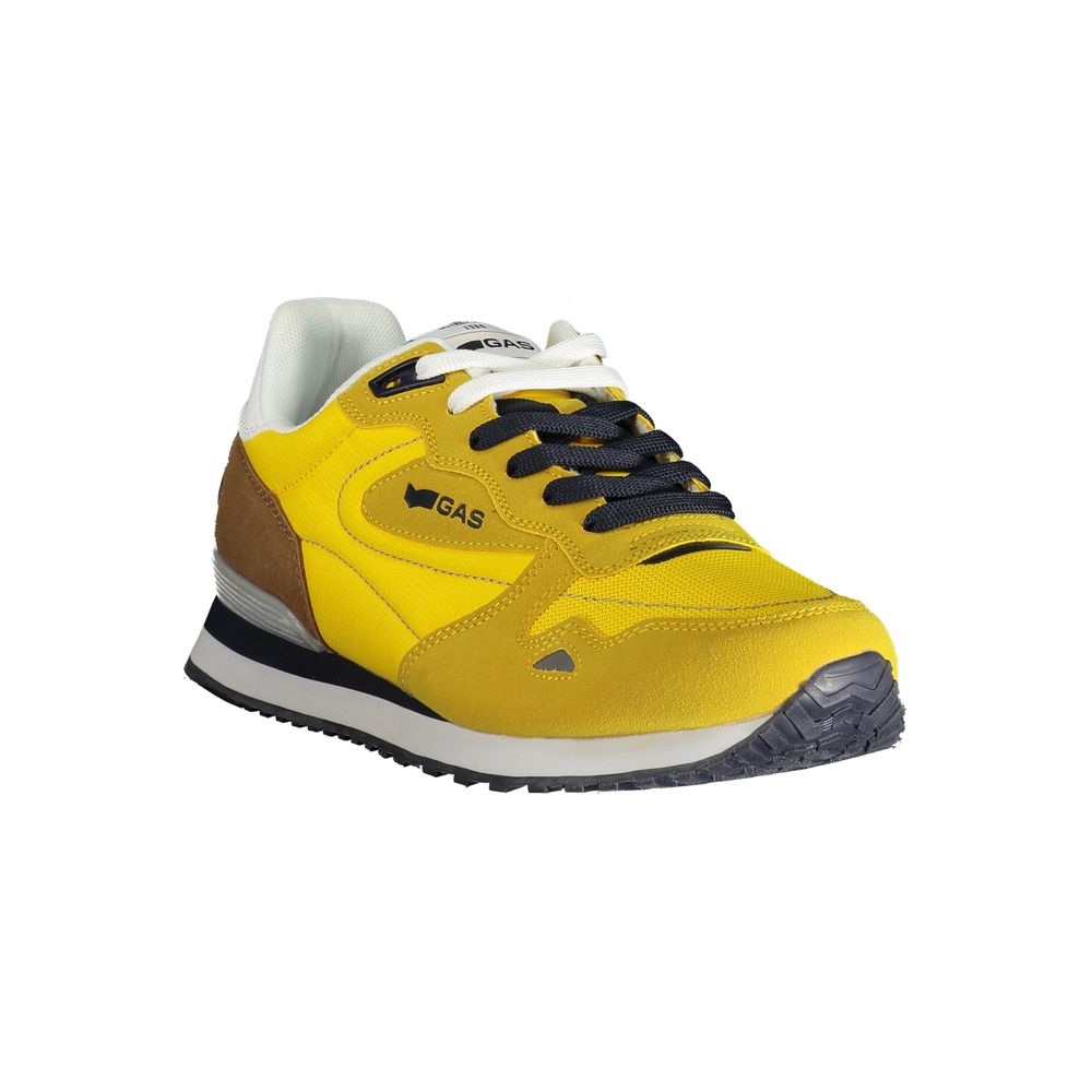 Gas Yellow Polyester Men Sneaker -   -  Gas.