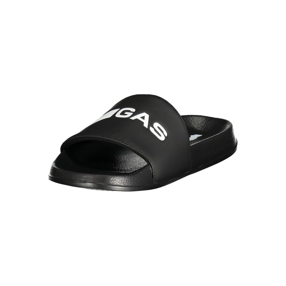 Gas Black Polyester Men Sandal -   -  Gas.