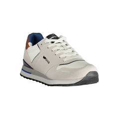 Gas White Polyester Men Sneaker -   -  Gas.
