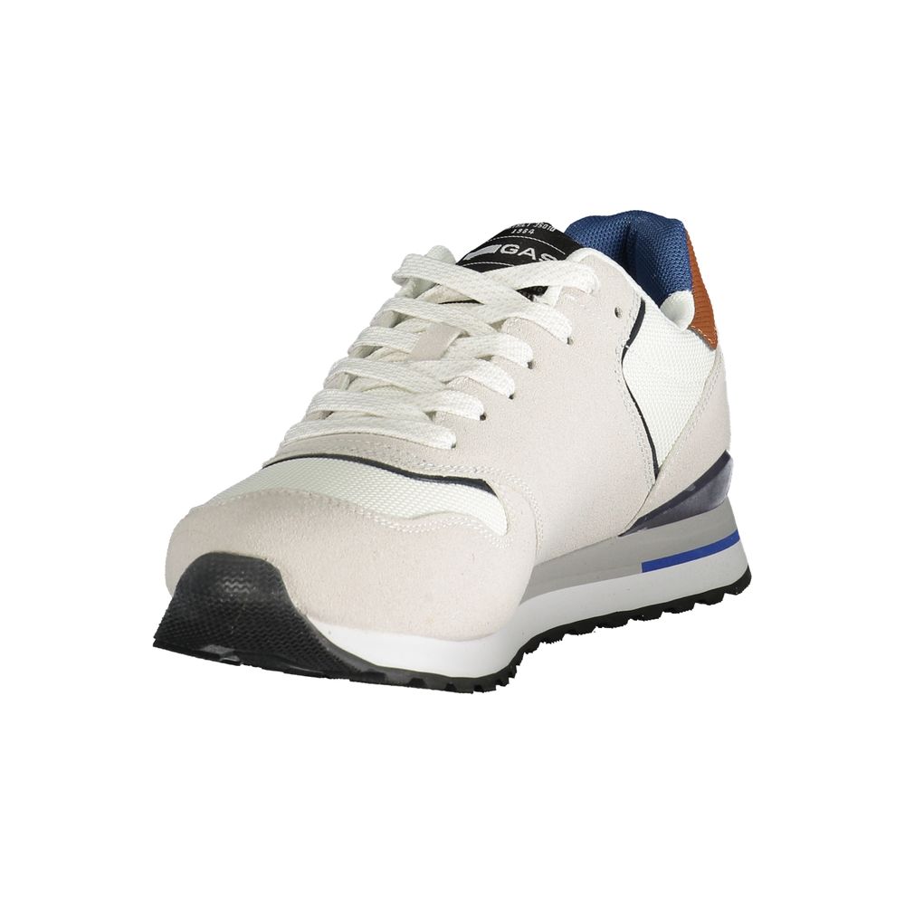 Gas White Polyester Men Sneaker -   -  Gas.