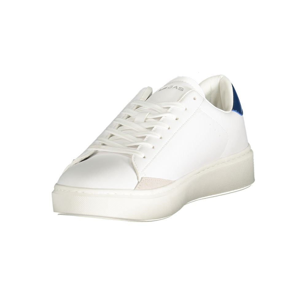 Gas White Polyester Men Sneaker -   -  Gas.