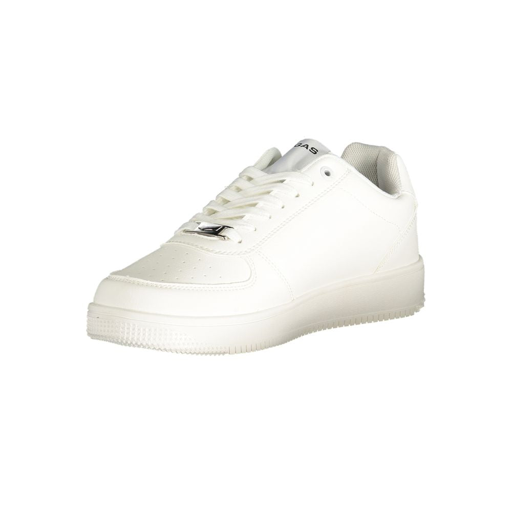 Gas White Polyester Men Sneaker -   -  Gas.