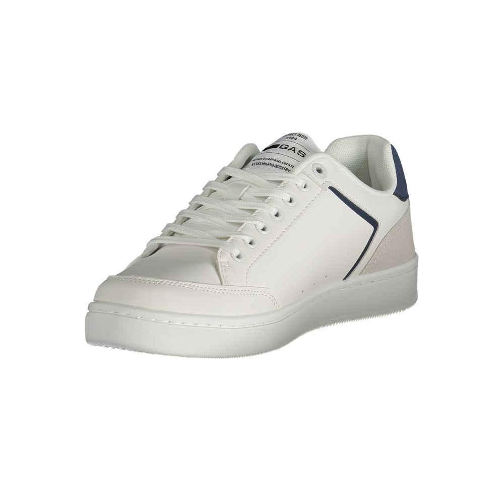 Gas White Polyester Men Sneaker -   -  Gas.