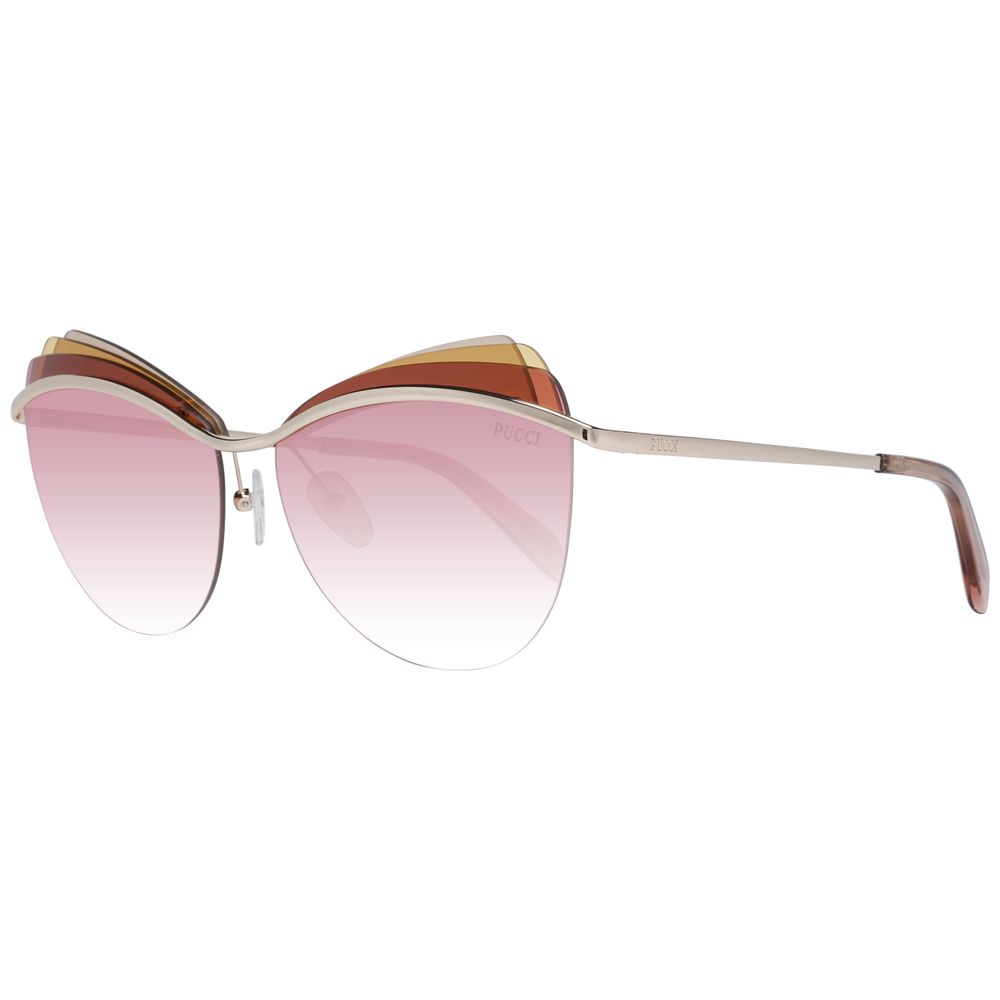 Emilio Pucci Gold Women Sunglasses -   -  Emilio Pucci.