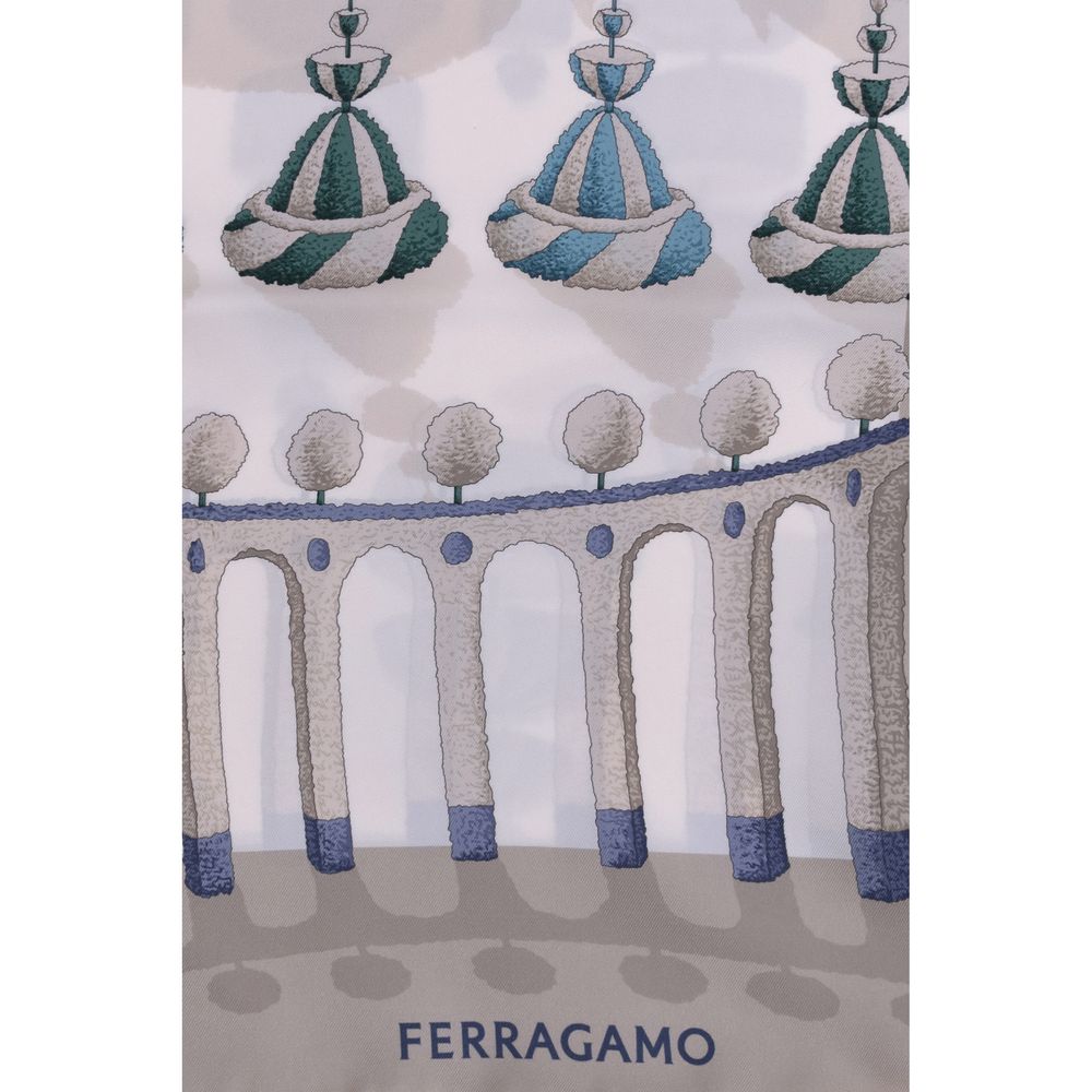Ferragamo Silk Scarf -   -  Ferragamo.