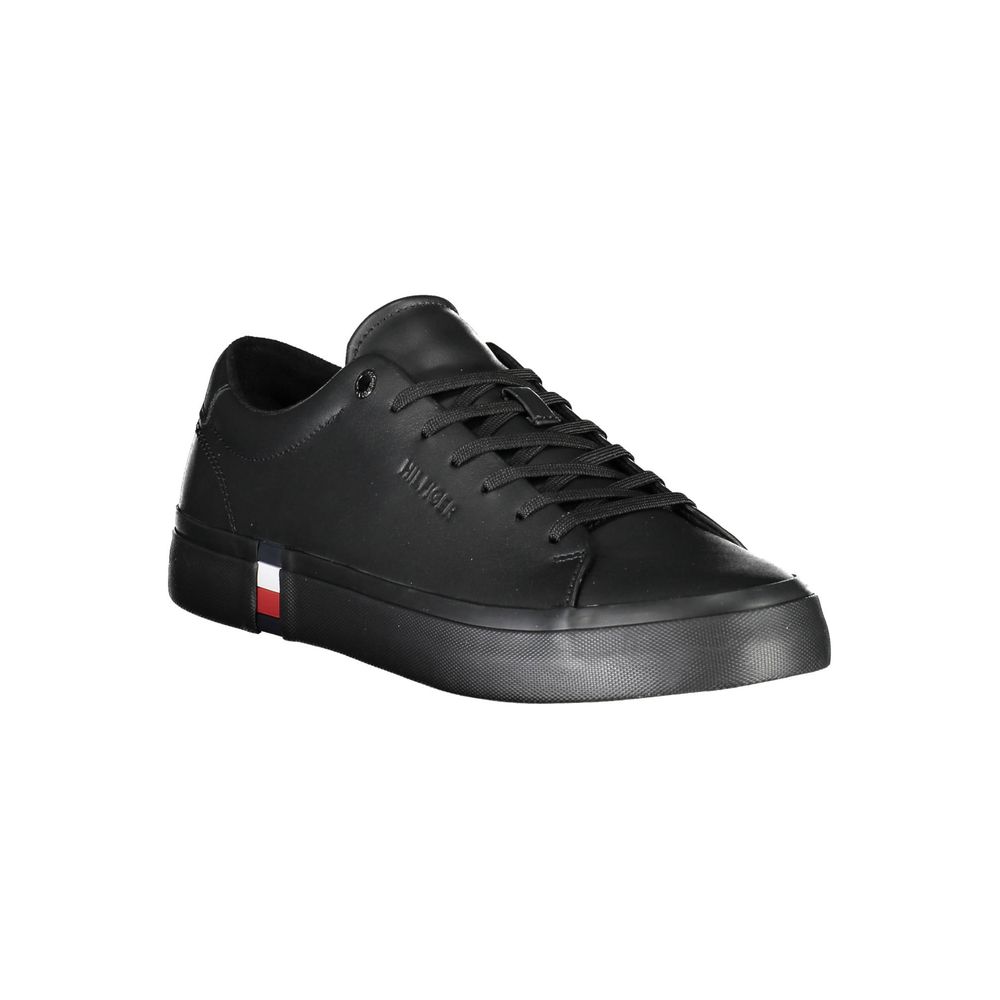 Tommy Hilfiger Black Polyester Sneaker -   -  Tommy Hilfiger.