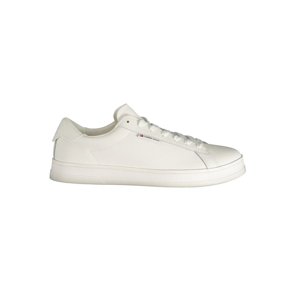 Tommy Hilfiger White Polyester Sneaker -   -  Tommy Hilfiger.