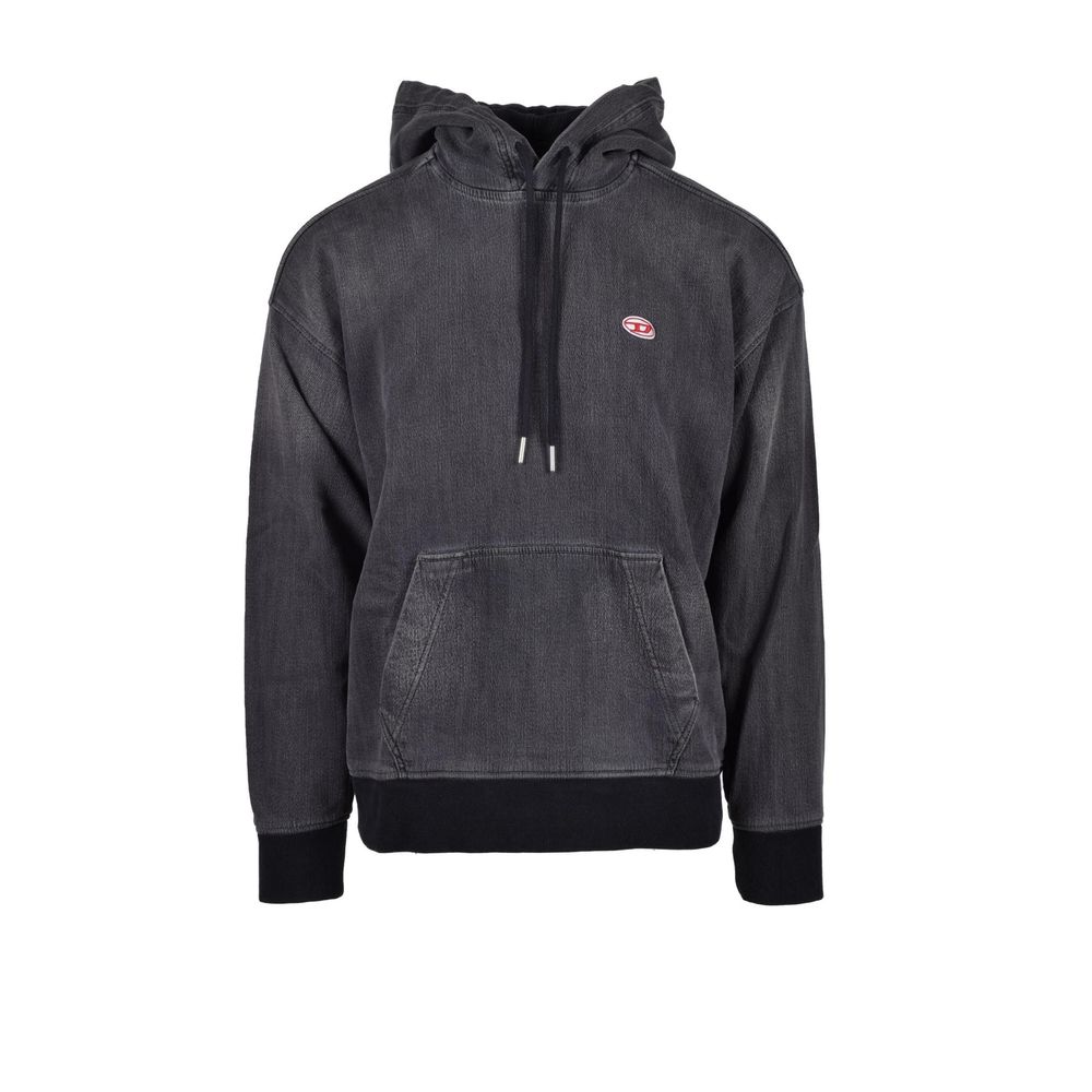 Diesel Gray Cotton Hoody -   -  Diesel.