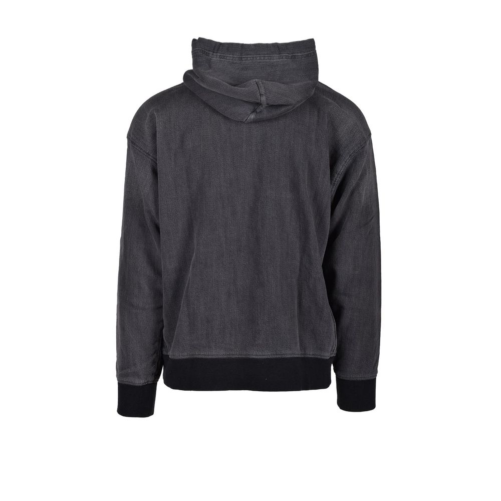 Diesel Gray Cotton Hoody -   -  Diesel.