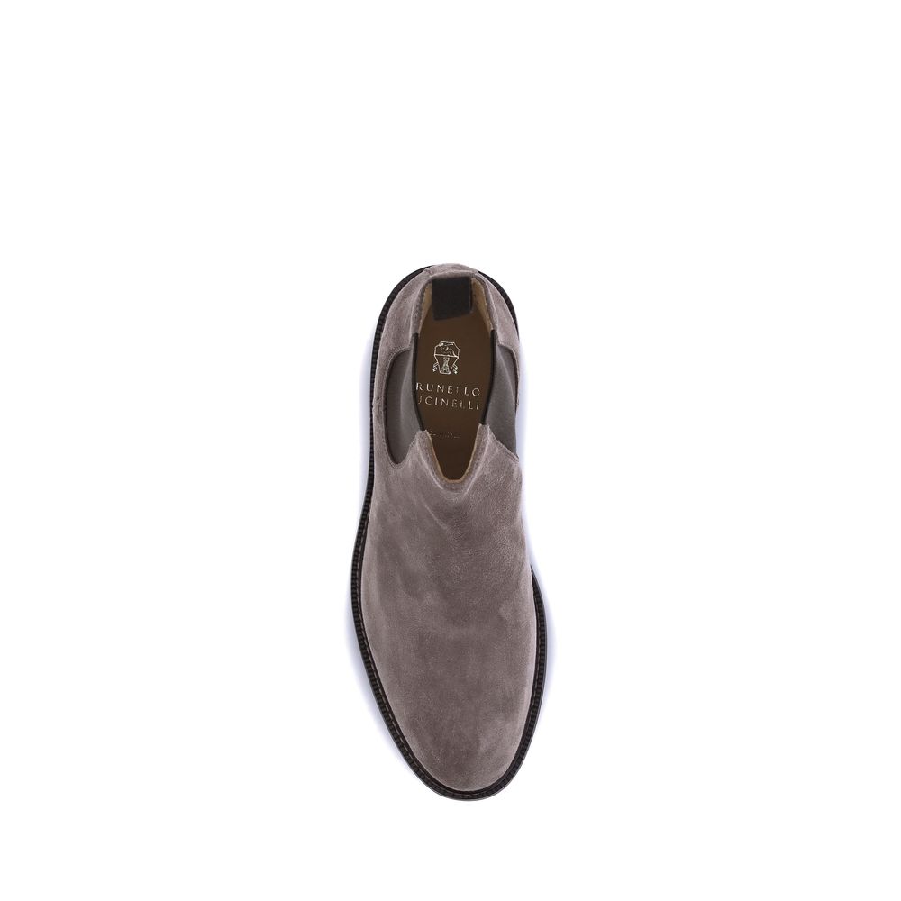 Brunello Cucinelli Suede Ankle Boots -   -  Brunello Cucinelli.