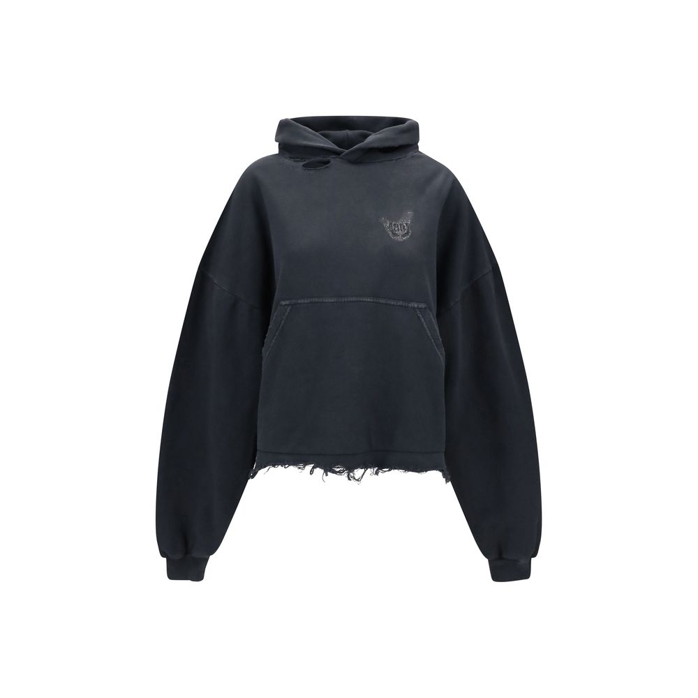 Balenciaga Cropped Hoodie -   -  Balenciaga.
