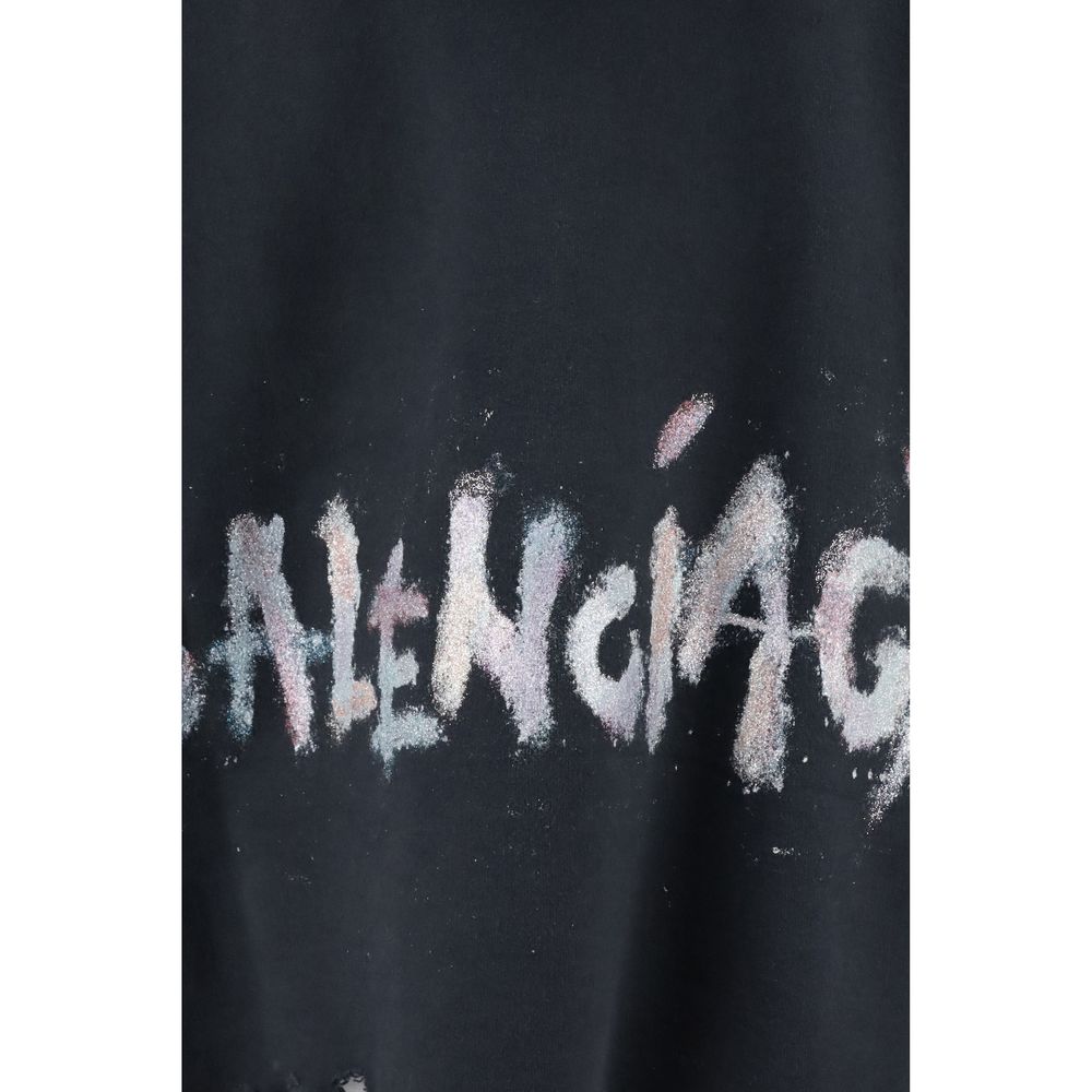 Balenciaga Cropped Hoodie -   -  Balenciaga.