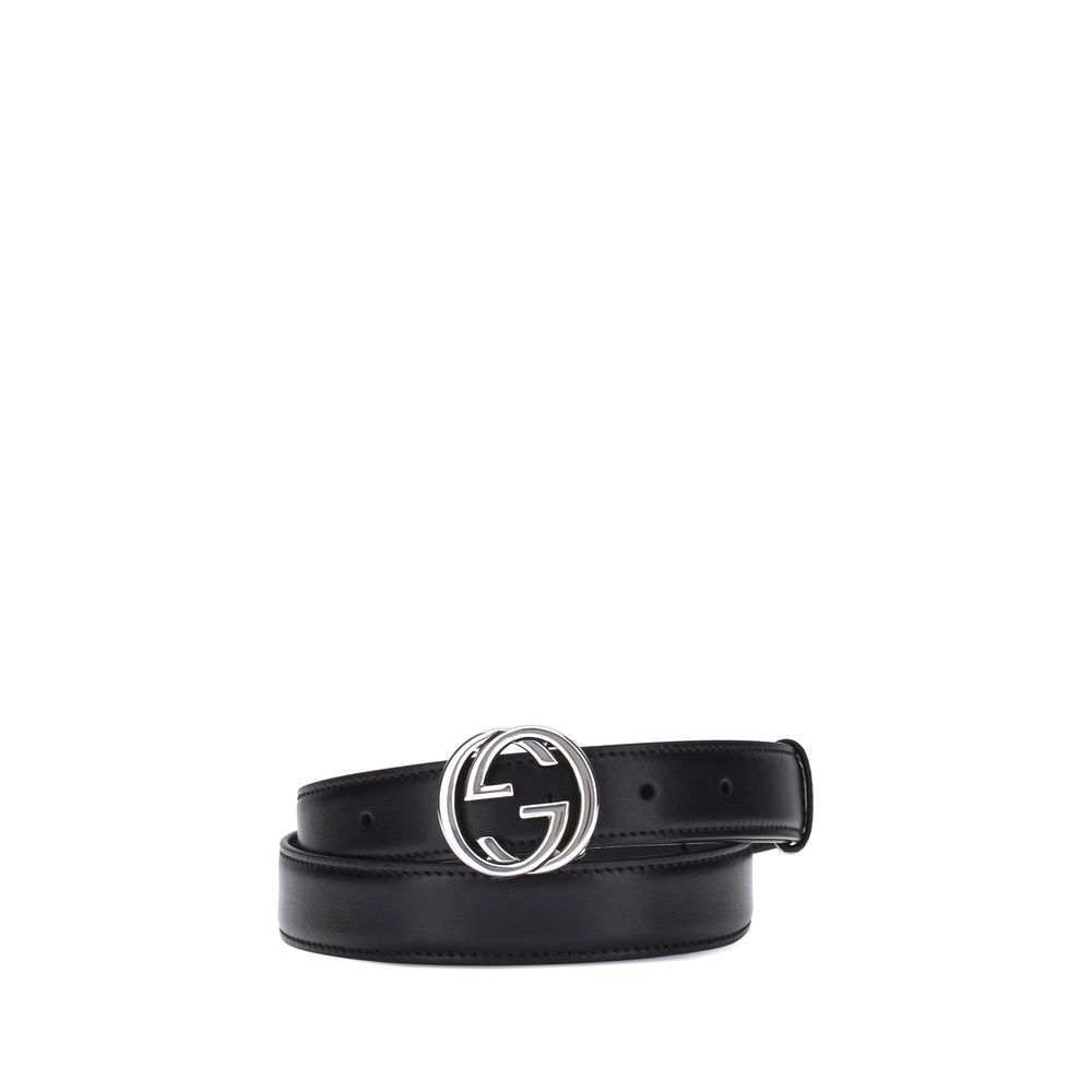 Gucci GG Leather Belt -   -  Gucci.