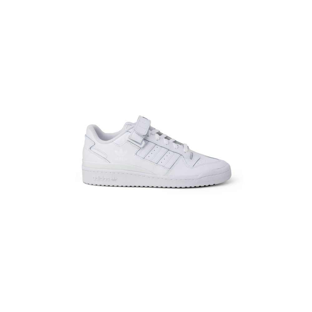 Adidas White Leather Sneaker -   -  Adidas.
