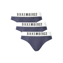 Bikkembergs Blue Cotton Underwear -   -  Bikkembergs.