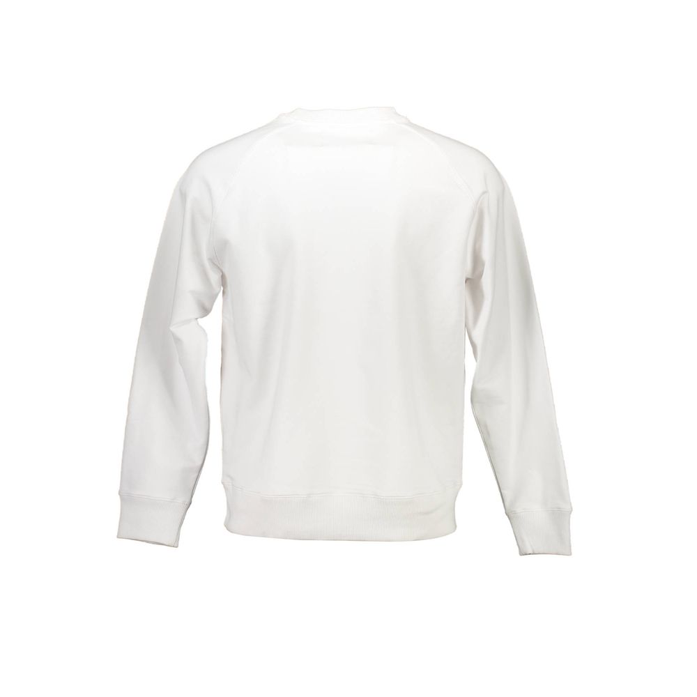 Calvin Klein White Cotton Unisex Sweatshirt -   -  Calvin Klein.
