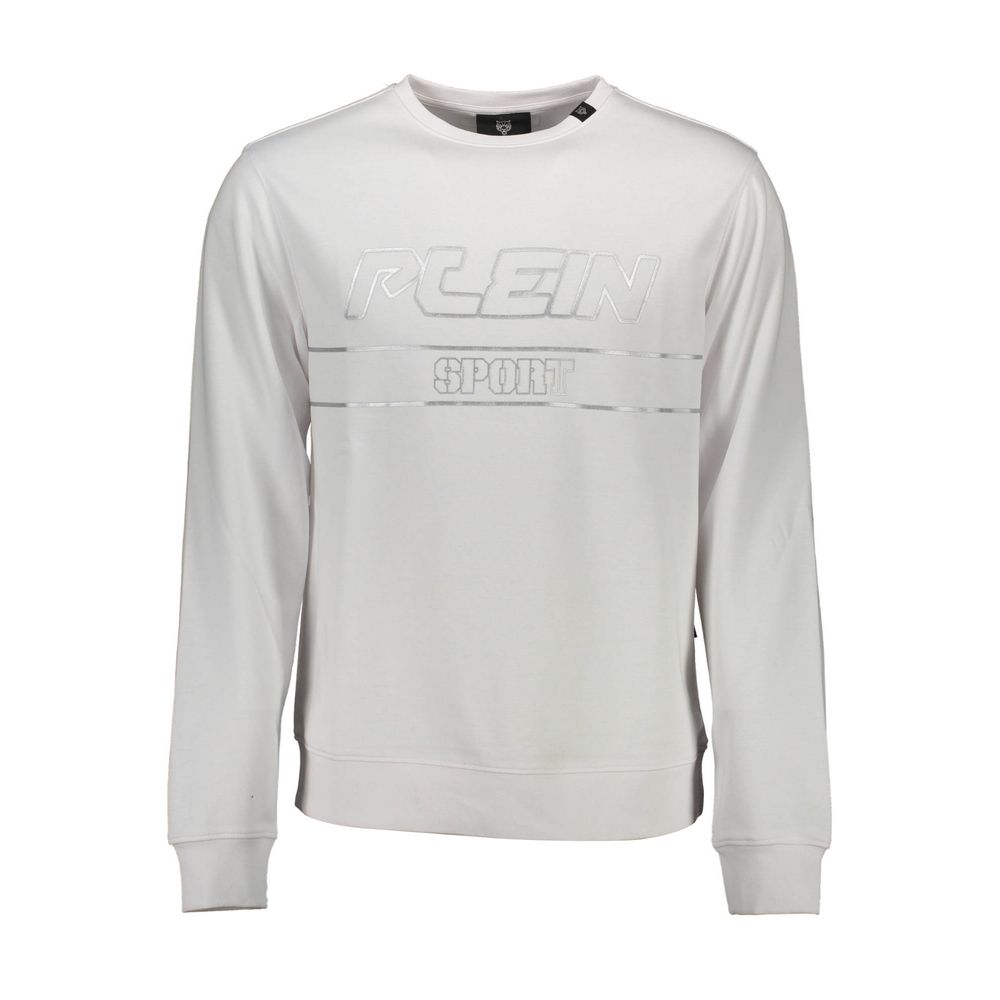 Plein Sport White Cotton Men Sweater -   -  Plein Sport.