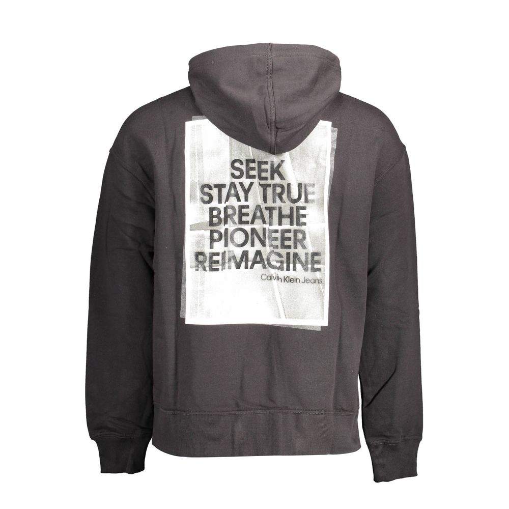 Calvin Klein Black Cotton Men Sweater -   -  Calvin Klein.