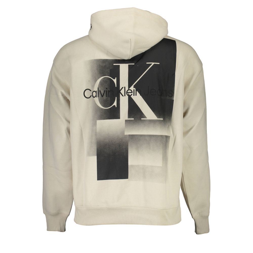 Calvin Klein Beige Cotton Men Sweater -   -  Calvin Klein.