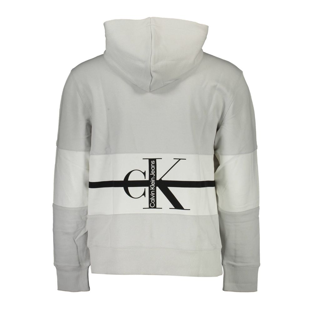 Calvin Klein Gray Cotton Men Sweater -   -  Calvin Klein.