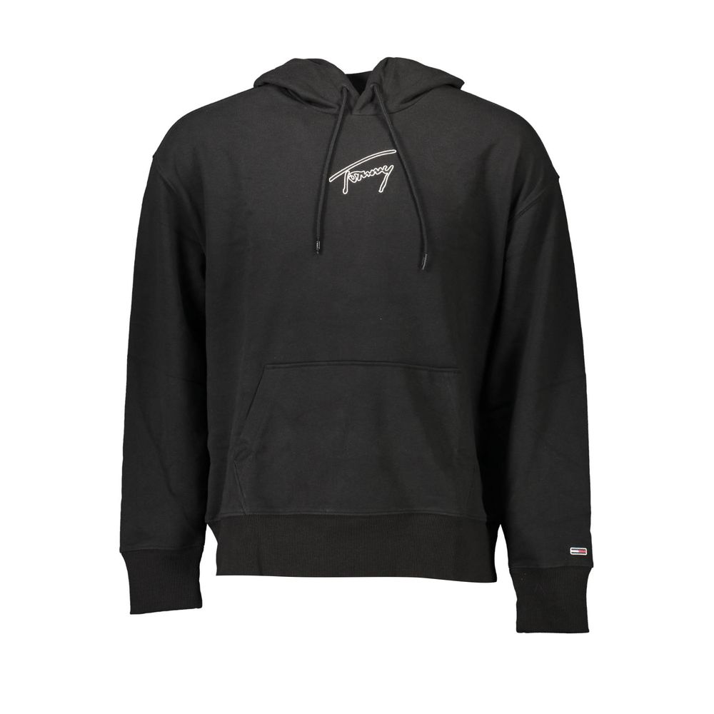 Tommy Hilfiger Black Cotton Men Sweater -   -  Tommy Hilfiger.