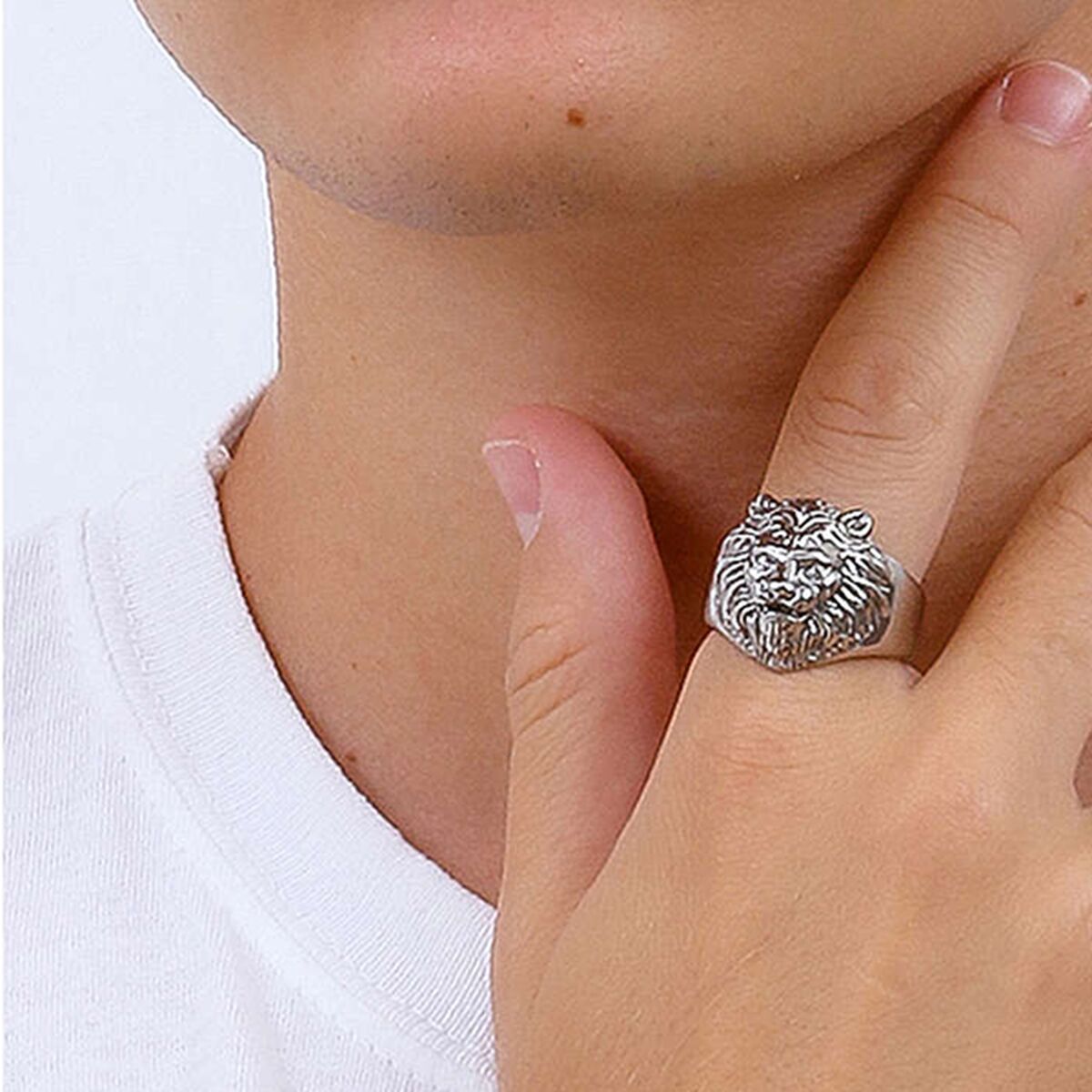 Men's Ring Guess JUMR01307JWST66 26 -  Jewellery, Men -  Guess.