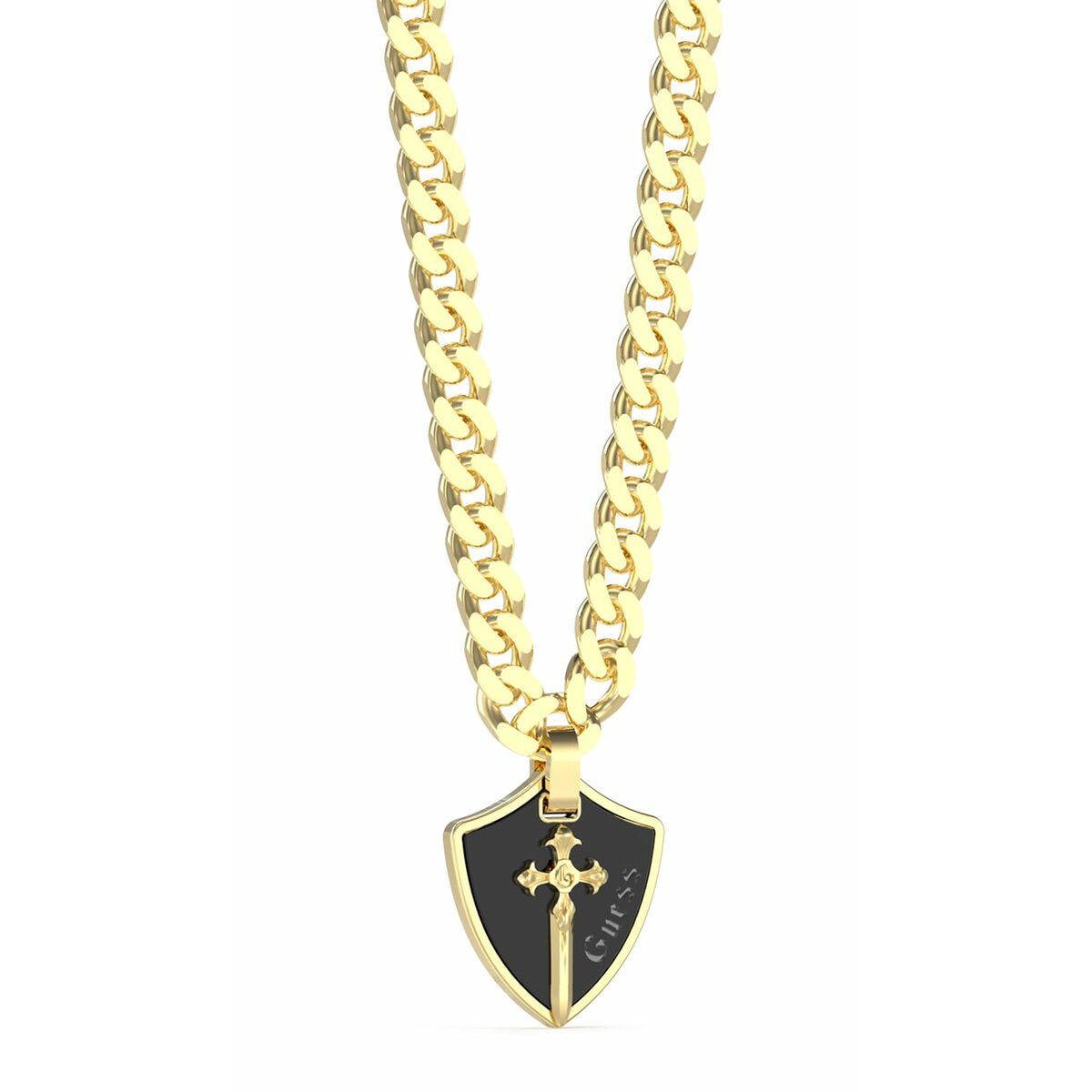 Men's Necklace Guess JUMN04019JWYGBKT-U Cross -  Jewellery, Men -  Guess.