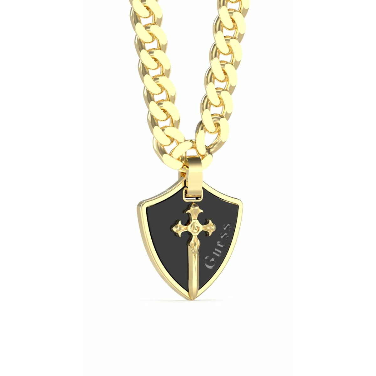 Men's Necklace Guess JUMN04019JWYGBKT-U Cross -  Jewellery, Men -  Guess.