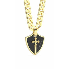 Men's Necklace Guess JUMN04019JWYGBKT-U Cross -  Jewellery, Men -  Guess.