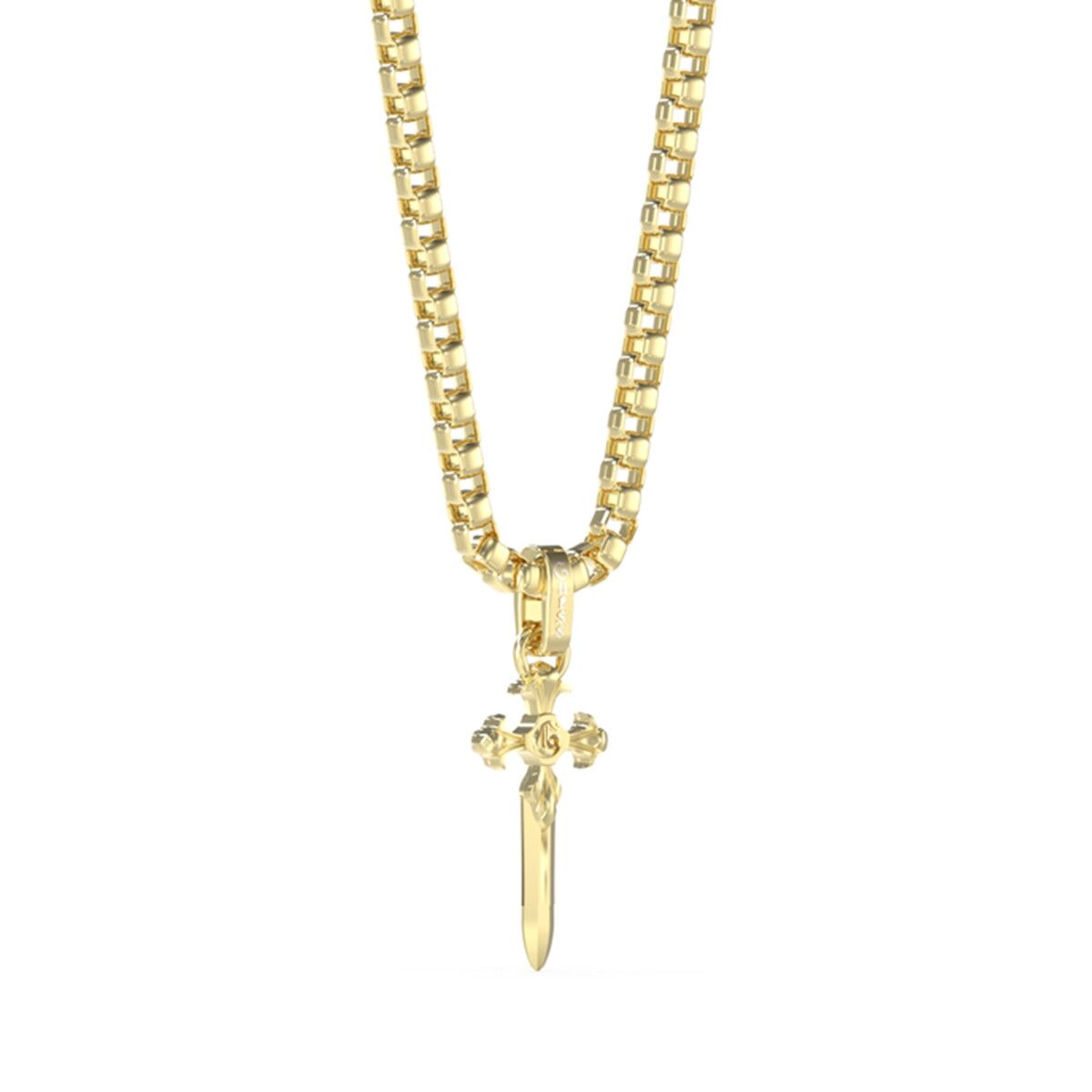 Men's Necklace Guess JUMN04024JWYGT-U Cross -  Jewellery, Men -  Guess.