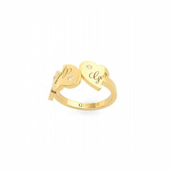 Ladies' Ring Guess UBR79013-54 14 Golden -  Jewellery, Women -  Guess.