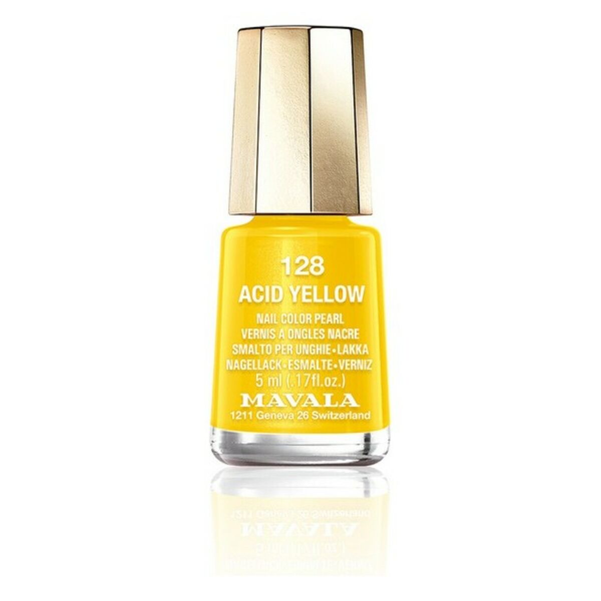 Nail polish Nail Color Mavala Nail Color 128-acid yellow 5 ml -  Beauty, Manicure and pedicure -  Mavala.